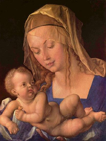 Albrecht Durer Die Madonna mit der Birnenschnitte France oil painting art